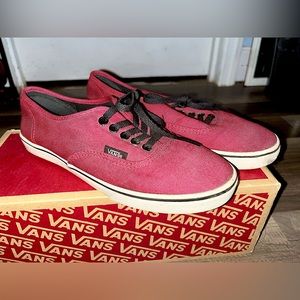 Women’s Burgundy Vans 6.5